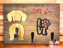 Load image into Gallery viewer, Board # 6 - Let&#39;s Go!  &amp; &quot;Love&quot; with 1 Dog Silhouette
