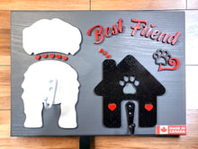 Load image into Gallery viewer, Board # 8 - Best Friend with 1 Dog Silhouette
