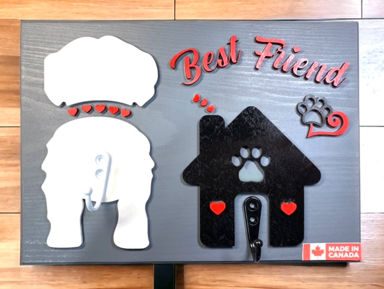 Board # 8 - Best Friend with 1 Dog Silhouette
