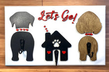 Load image into Gallery viewer, Board # 11 - Let&#39;s Go! with 2 Dog Silhouettes

