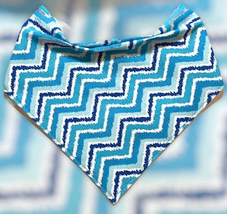 Turquoise Chevron Bandana