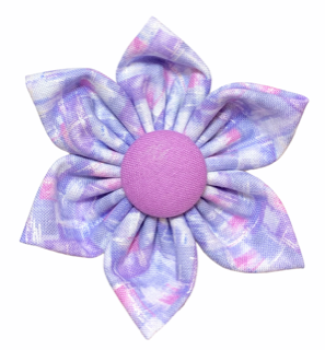 Light Purple Marble Print Flower