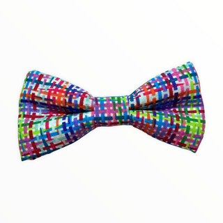 Multi Weave Pattern Bow Tie