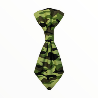 Green Camo Neck Tie