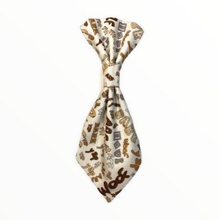 Tan w / Brown ‘Woofs & Barks’ Neck Tie