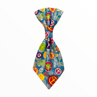 Blue ‘Peace’ Neck Tie
