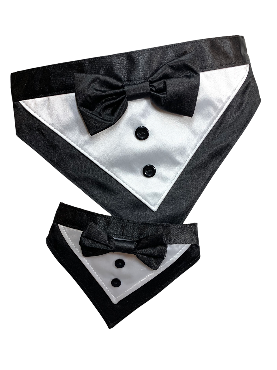 Tuxedo Bandana with Black Bow Tie